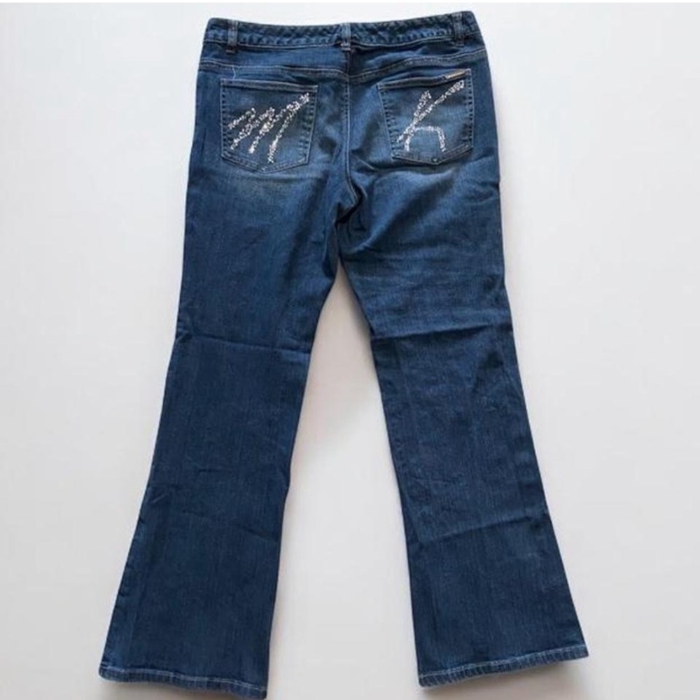 Michael Kors Dark Blue Flare Jeans
